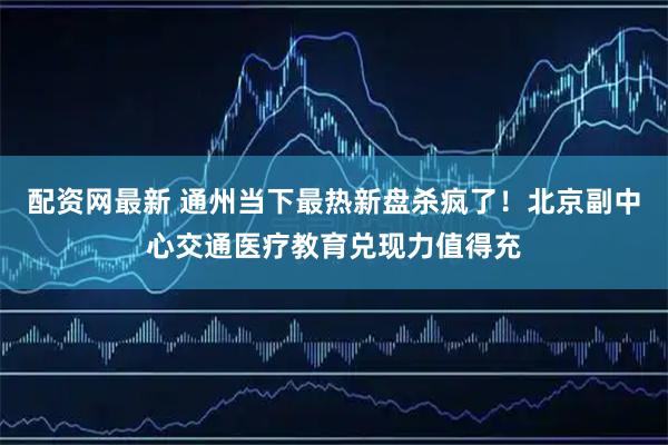 配资网最新 通州当下最热新盘杀疯了！北京副中心交通医疗教育兑现力值得充